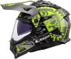 LS2 MX702 PIONEER II-06 RANGI adventure helma H-V-žlutá vel.M